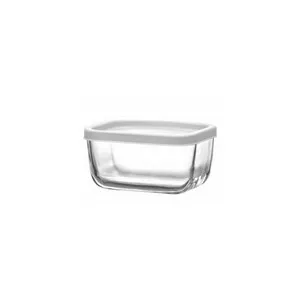 Стъклена кутия с бял капак LAV CUBE 270 мл