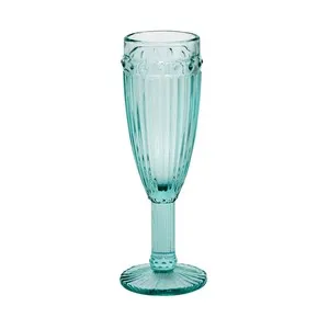 Чаша за шампанаско VINTAGE GREEN 175 мл 6 бр