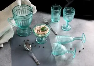 Чаша за шампанаско VINTAGE GREEN 175 мл 6 бр