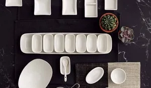 Правоъгълно плато Gural Gastro Studio 16.5 см