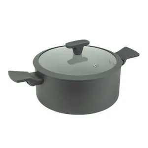Тенджера с незалепващо покритие CERAMIC GRAY Ф 24 см и Ф 26 см