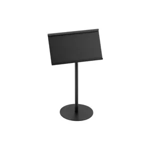 Информационна табелка със стойка за блок маса HELLA BLACK h 12.5 см h 16 см и h 20 см