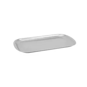 Правоъгълно плато със заоблени ъгли за сервиране VINTAGE SILVER 33 см и 37 см