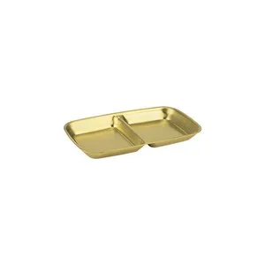 Плато за сервиране с две секции CHARM VINTAGE GOLD 15.5 см