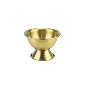 Чаша за сервиране на десерт CHARM VINTAGE GOLD Ф 12.5 см