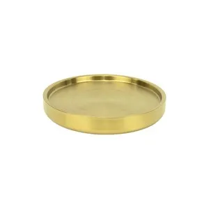 Чиния за сервиране с двойни стени CHARM VINTAGE GOLD Ф 28 см