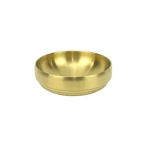 Купа за сервиране с двойни стени CHARM VINTAGE GOLD Ф 22 см и Ф 24 см