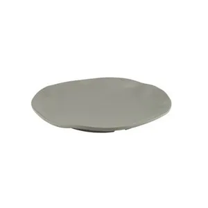 Кръгло плато за сервиране на блок маса LAVA GRAY Ф 30 см