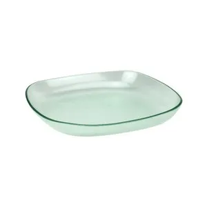 Дълбоко плато квадрат 3D GLASSWARE 31 см