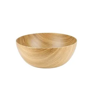 Кръгла купа за сервиране на блок маса WILLOW BUFFET Дървесна 4.85 л и 8.15 л