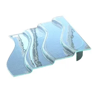 Дисплей за етажно сервиране на четири нива 3D GLASSWARE