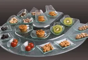 Чинийка за хапки 3D GLASSWARE 11 см