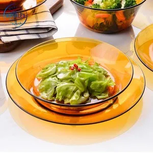 Купички 6 бр Duralex Vermel Lys Amber Ф 13.6 см