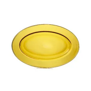 Овално плато Duralex Vermel Lys Amber 36 см