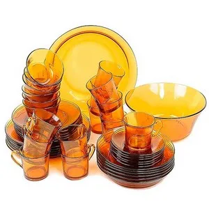 Сервиз за хранене 44 елемента Duralex Vermel Lys Amber