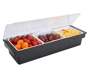 Бар органайзер за хранителни продукти с 3 контейнера