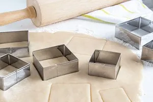 Квадратни форми за салата и гарнитура 6 бр