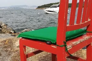 Възглавница за стол Тевали зелена