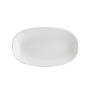 Овална чиния Bonna Iris White 19 см и 25 см