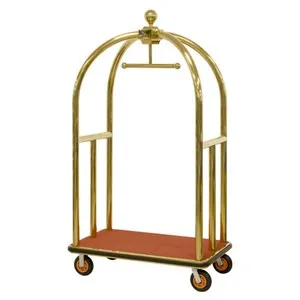 Хотелска количка за багаж Classic златиста