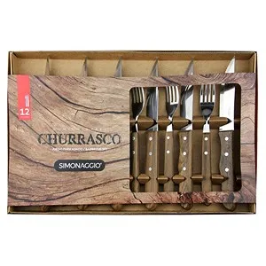 Комплект прибори за хранене 12 части SIMONAGGIO SHURRASCO