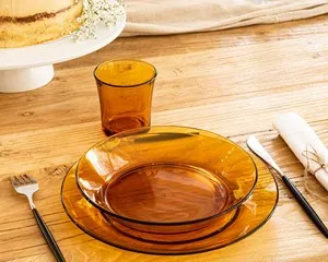 Чаша 6 бр Duralex Vermel Lys Amber 210 мл