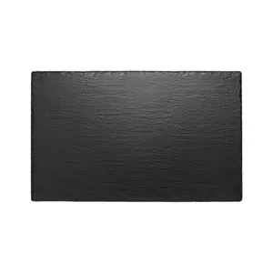 Правоъгълно плато за сервиране на блок маса BLACK SLATE EFFECT GN 1/1