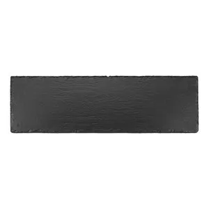 Правоъгълно плато за сервиране на блок маса BLACK SLATE EFFECT GN 2/4