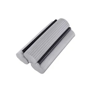 Резервна гъба за МОП с изцеждане с ролки 27 см Сива