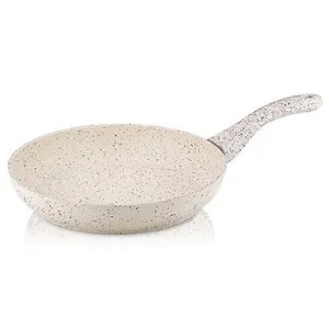 Тиган с незалепващо покритие GRANITE крем Ф 22 см Ф 24 см Ф 26 см и Ф 28 см