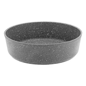 Тава кръг с незалепващо покритие GRANITE сива Ф 30 см