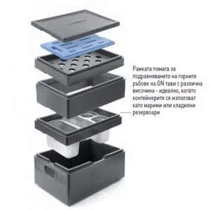 Адаптер за охлаждащ елемент за термо кутия за пренасяне на храна GN 1/1 40 л и 46 л