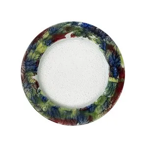 Чиния с декор 3D GLASSWARE CORAL RIM Ф 32 см