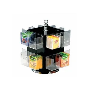 Въртящ щанд за пакетчета чай 16 места