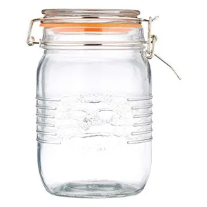 Буркан с клипс и силиконово уплатнение OLD FASHIONED 0.5 л 1 л и 1.5 л