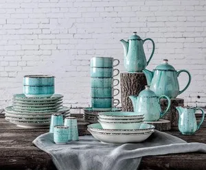 Чиния Gural Turquoise Ф 19 см Ф 21 см Ф 23 см Ф 25 см и Ф 27 см