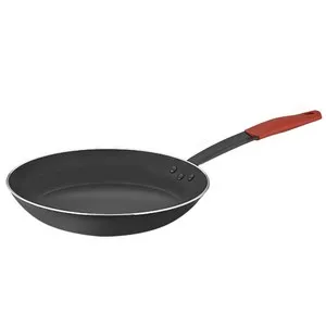 Тиган плитък със силиконова дръжка SAFFRON Ф 24 см Ф 26 см и Ф 28 см