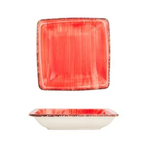 Чиния квадрат дълбока Gural Red 19 см