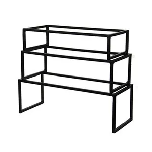 Комплект три броя стойки за презентация на блок маса правоъгълни OLD SCHOOL