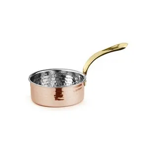 Мини касерола за сервиране с релеф CHARM Медна Ф 13.5 см