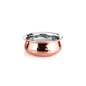 Купичка за сервиране с релеф CHARM Медна Ф 10.5 см и Ф 14.5 см