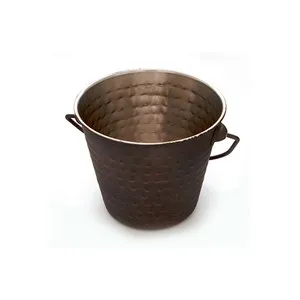 Кофичка за сервиране с релеф RUSTIC Медна Ф 10.75 мл и Ф 13.25 мл