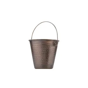 Кофичка за сервиране на сосове с релеф RUSTIC Медна Ф 6.5 см