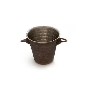 Кофичка за сервиране на сосове с релеф RUSTIC Медна Ф 6.5 см