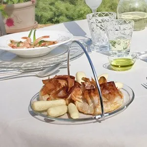 Плато с метална дръжка VIDIVI BANQUET Ф 21 см и Ф 33 см