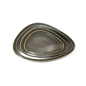 Чиния плато Horecano Antique Black 24 см 30 см 36 см и 38 см
