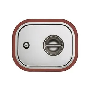 Капак за гастро контейнер със силиконов уплътнител OZTI GN 1/3 GN 1/2 и GN 1/1