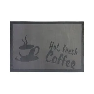Подложка за хранене Hot Fresh Coffee Черна 6 бр