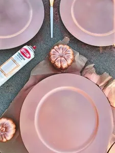 Подложна чиния Copper Hella Ф 33 см