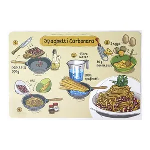 Подложка за сервиране PASTA ANATOMY 43.5 см 6 бр